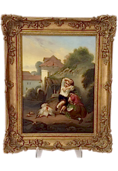antika tablo antique painting ürünlerimiz antika tablo, resim alanlar satanlar chalcedon antika tablo